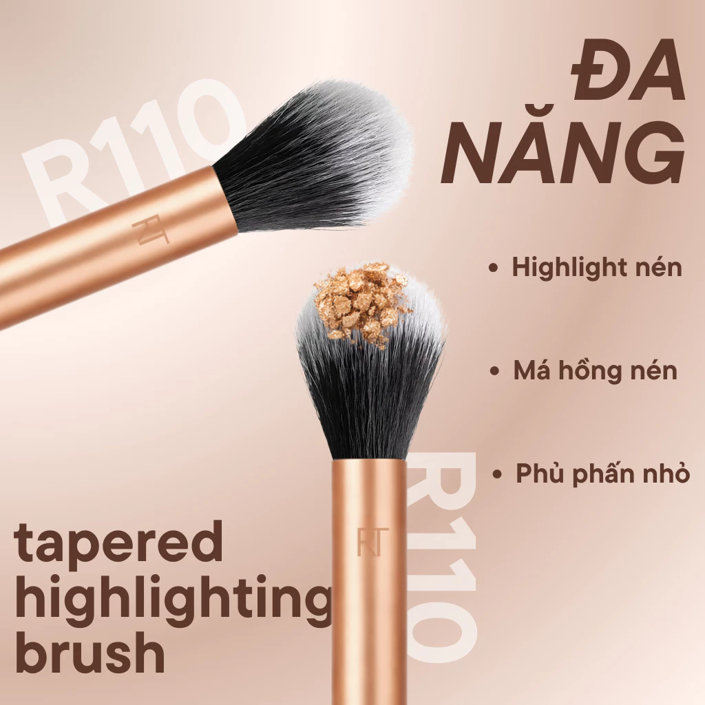 Cọ Highlight Đầu Nhọn RT Real Techniques Tapered Highlighting Brush R110